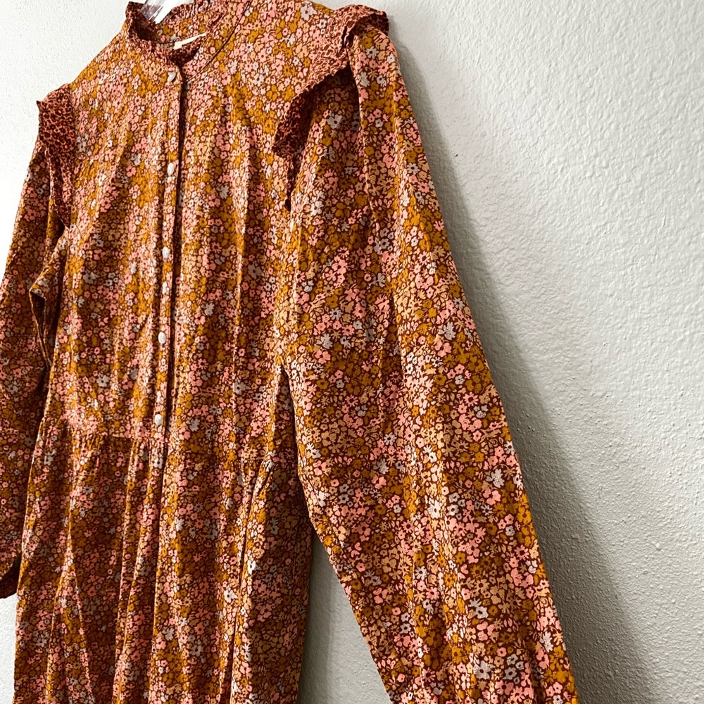 Universal Thread Ruffle Ballon Flower Boho Dress - Picture 4 of 9